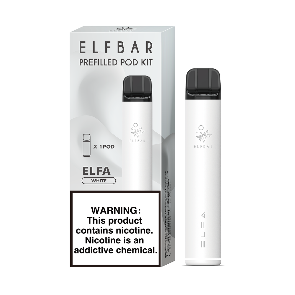 ELF BAR ELFA Prefilled Pod Starter Kit - White/Blue Razz Lemonade (850mAh, 5% nic)