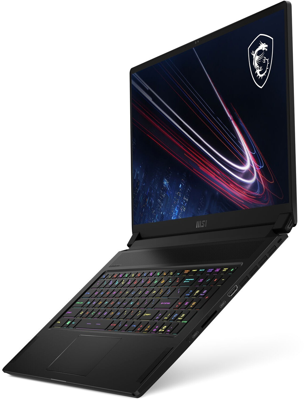 Ноутбук MSI GS76 Stealth 11UH-265RU (9S7-17M111-265) 17.3";(1920x1080)IPS-level/ i7-11800H(2.3ГГц)/ 32Гб/ 2Тб SSD/ GeForce RTX 3080 16Гб/ нет DVD/ Win10 / Черный