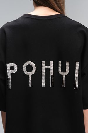 Футболка "POHUI" | Черный