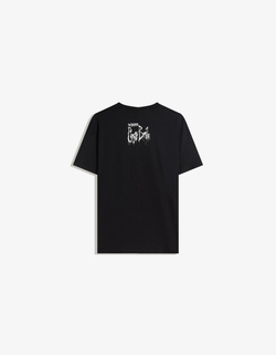 BERSHKA Футболка с принтом Corpse Bride, черный