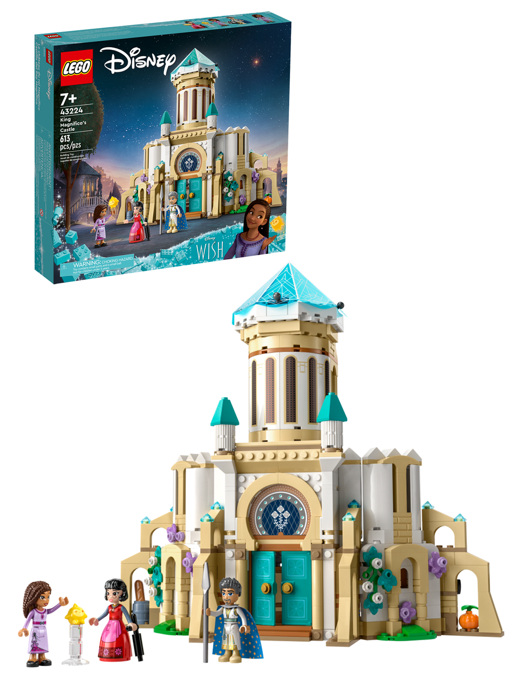 Конструктор лего Disney 43224 "Замок Короля Магнифико"