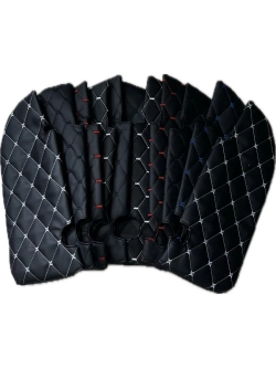 Чехлы на козырьки Лада Веста Vesta(белый Рубин)