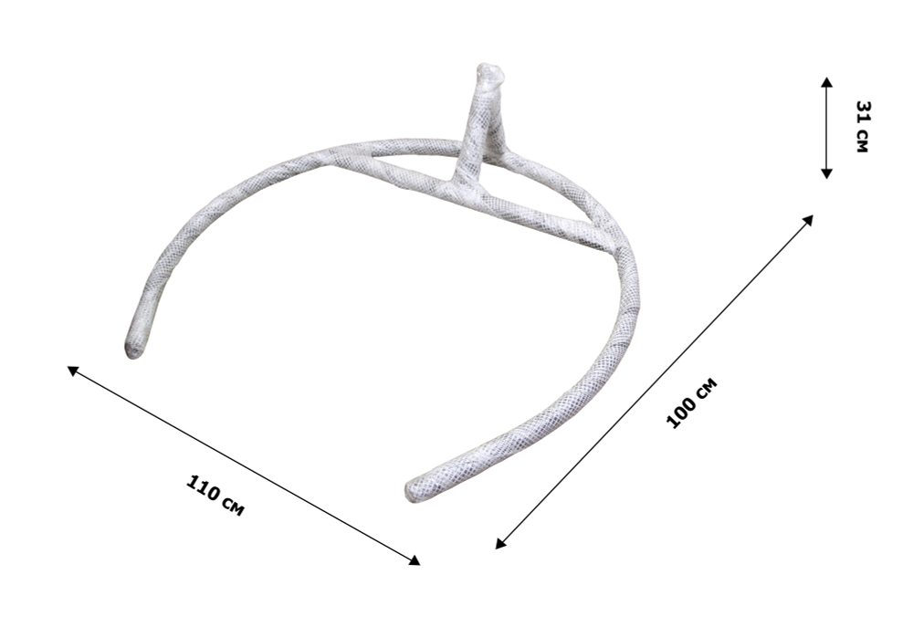 Кресло подвесное Garden Story Сфера Лайт (стойка+основание.корич.,корзн.корич.,подуш.беж. 3уп. (Б))