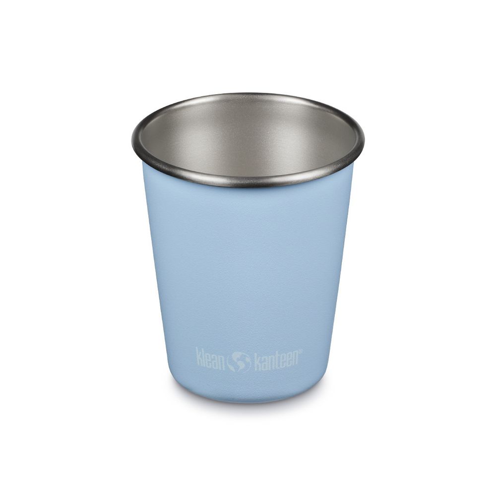 Детский стакан одностенный Klean Kanteen Kid Cup Straw Lid 10oz (296 мл) Clear Sky с трубочкой