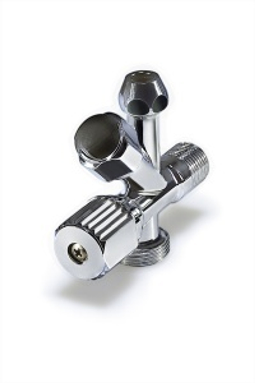 Вентиль угловой комбинированный 1/2 х 3/8 "TIM"