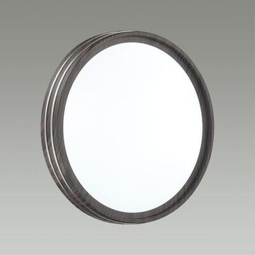 7604/CL PALE SN 124 Светильник пластик/белый/венге/хром LED 30Вт 4000К D280 IP43 TROSTO