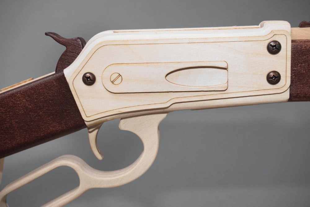 Винчестер Rebel от TARG - деревянный конструктор, сборная модель, 3d пазл