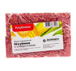 Жмых DUNAEV кукурузный  Клубника 300г.