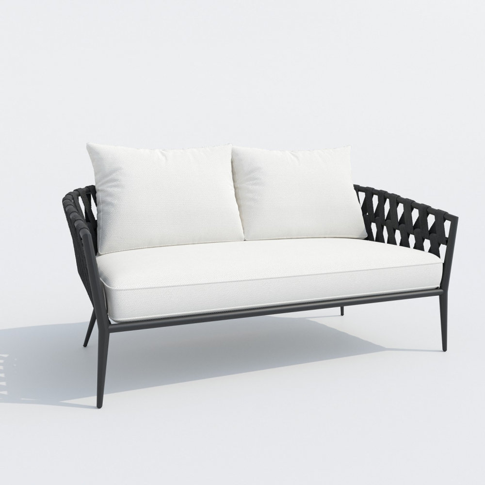 Лаунж зона Ideal Patio ФИАММА белая - каркас карбон