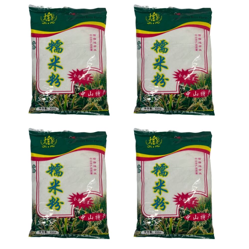 Мука рисовая клейкая Dajindao Glutinous Rice Flour 400 г 4 шт