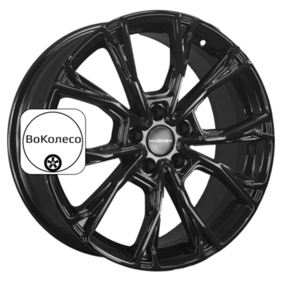 7,5x19/5x108 ET33 D60,1 KHW1907 (Chery Tiggo 7 (Pro/Pro Max)) Black Khomen Wheels