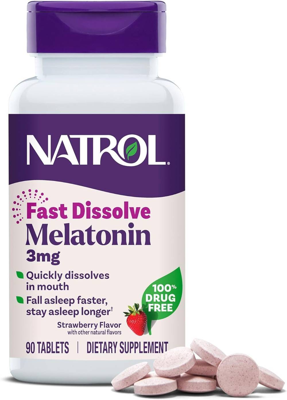 Антиоксидант Natrol Melatonin 3 мг 90 таблеток