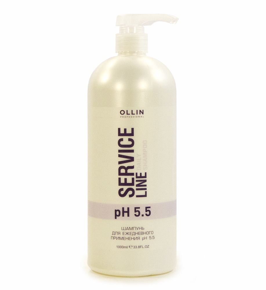 Ollin Service Line Шампунь для волос, для ежедневного применения, рН 5,5, 1000 мл