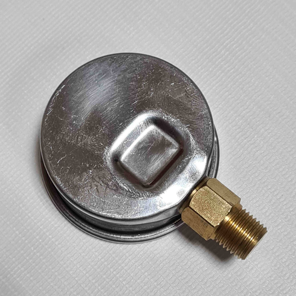 Манометр радиальный 40 МПа для безвоздушного окрасочного аппарата, нержавеющая сталь, 50 мм