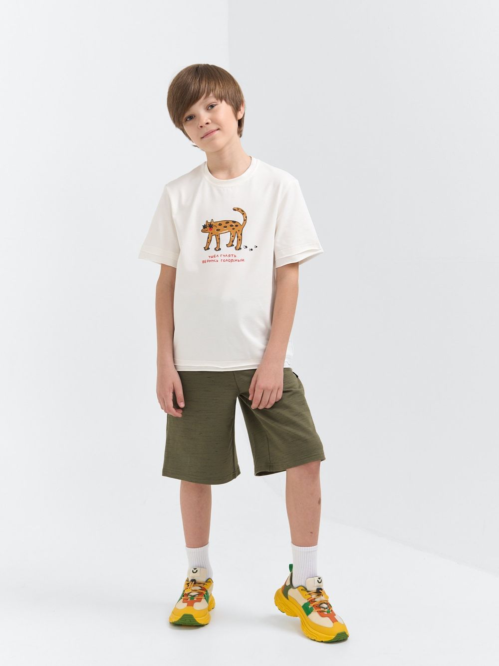 Шорты бермуды "Хаки" 7+