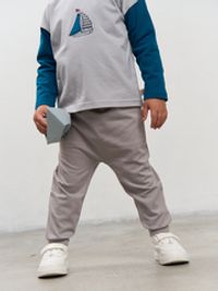 Брюки со спущенным шагом "Туман" 0+