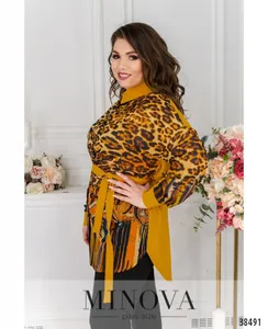 Рубашка 158-горчица Minova