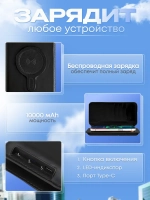 Картхолдер Wallet Power bank 10000mAh / Кошелек-аккумулятор ZS-PB-037
