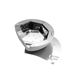 Лампа УФ SUN-2S для сушки ногтей с кварцевыми диодами (с металлическим внутренним корпусом) белая