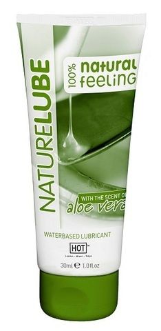 Смазка на водной основе с алоэ вера «NatureLube», 30 мл.