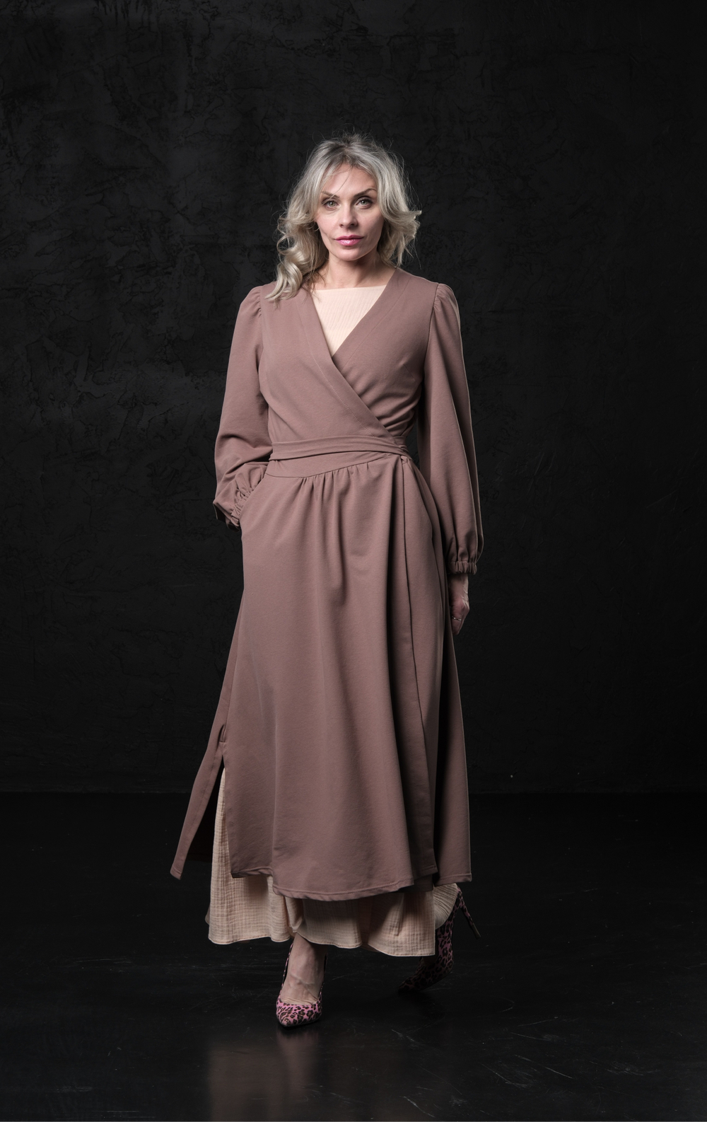 Платье на запах / несквик