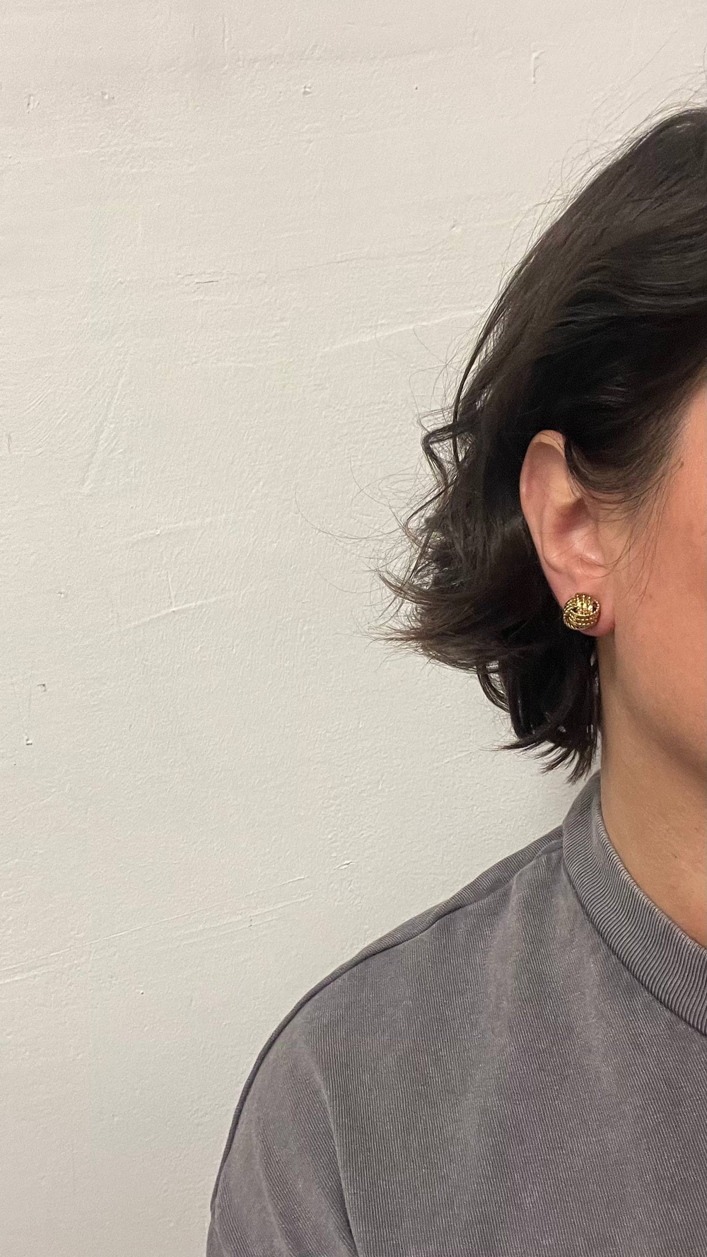 Серьги пусеты Узелки