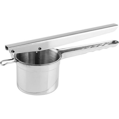 Пресс для картофеля;сталь нерж.;D=9,H=11,L=33см;металлич. (Цвет: серебристый)