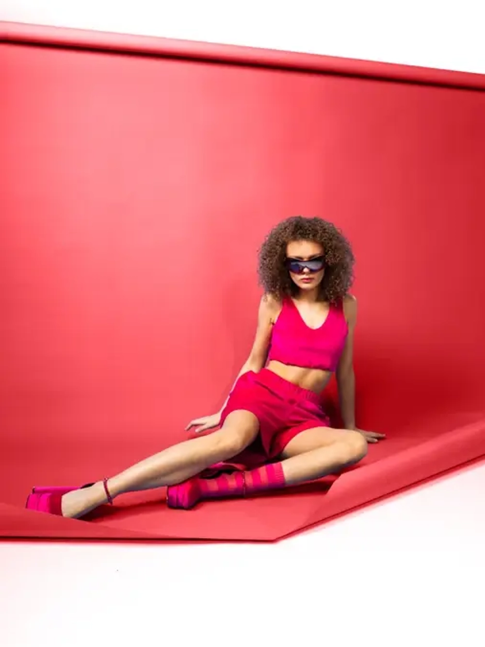 Фон бумажный Raylab 001 Dark Red Красный 2.72x11 м