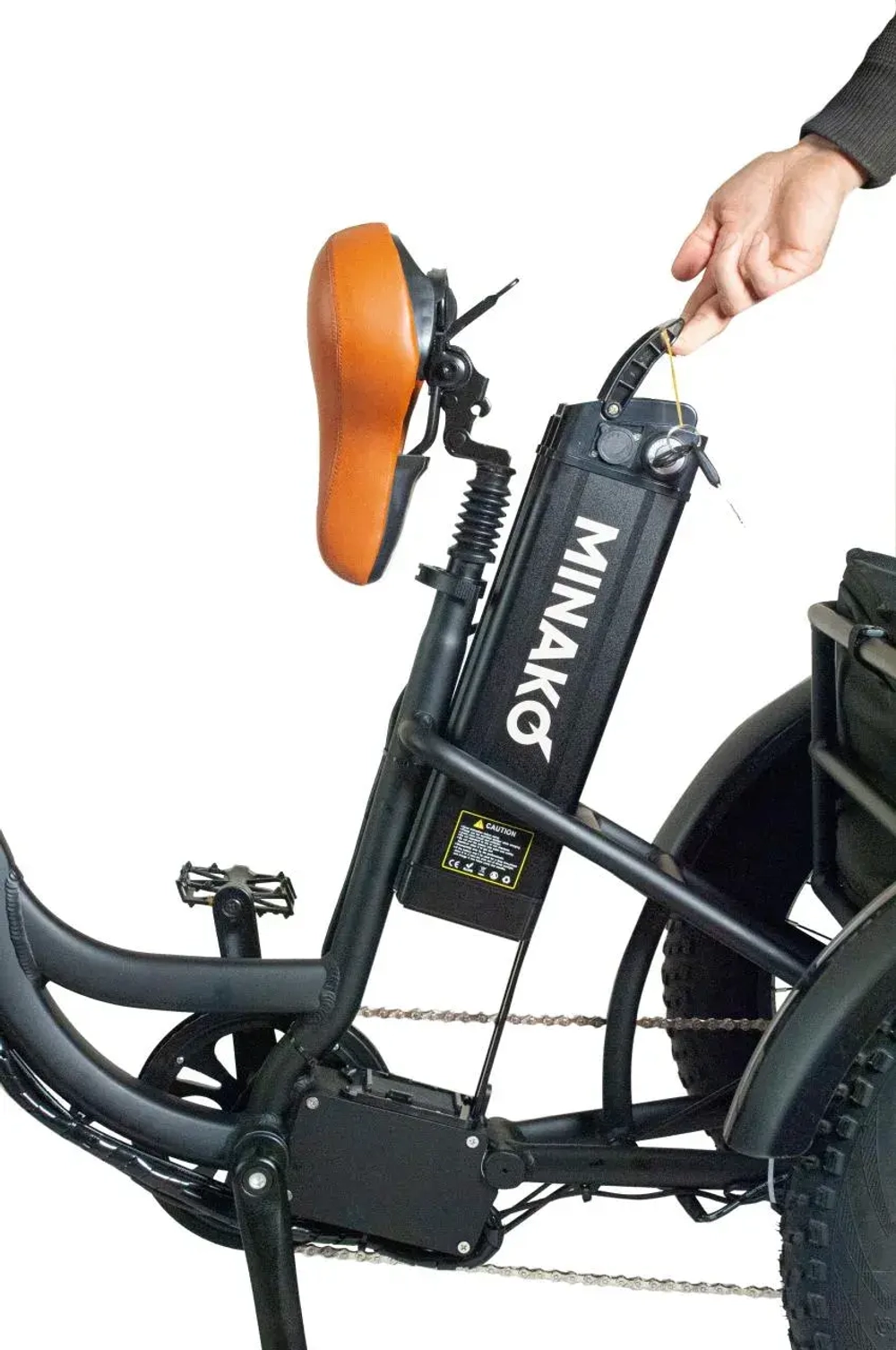 Электровелосипед Minako Trike с корзиной