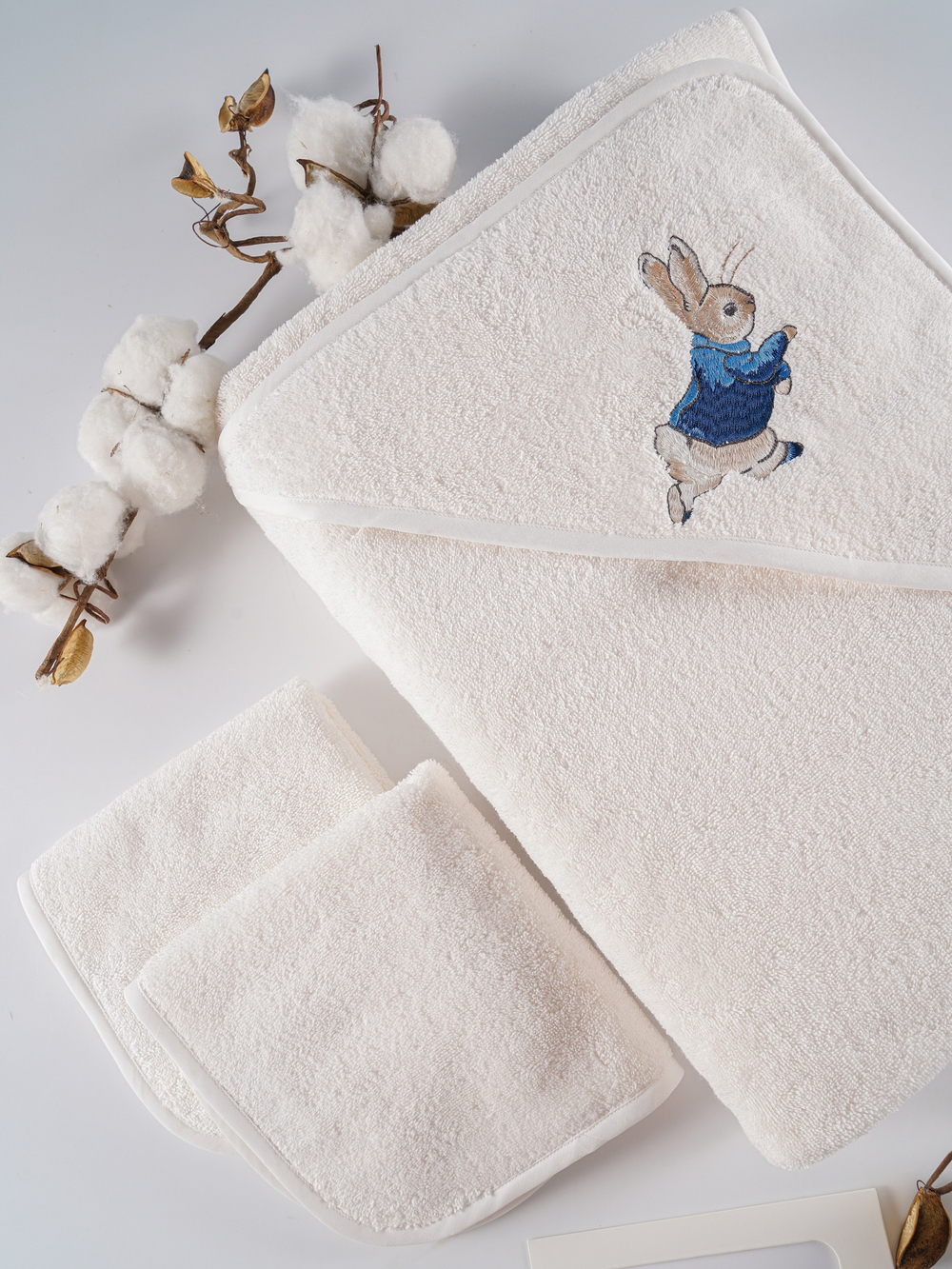 Набор полотенец для новорожденных Claire Batiste Atelier Зайка