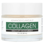 Advanced Clinicals, Collagen, увлажняющее средство Multi-Lift, 59 мл (2 жидк. унц.)
