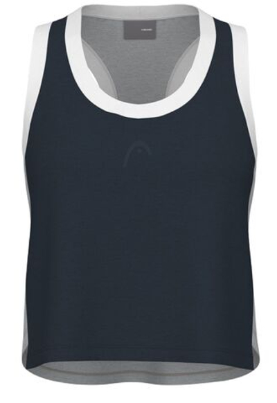 Женский топ теннисный Head Play Crop Top - navy/grey