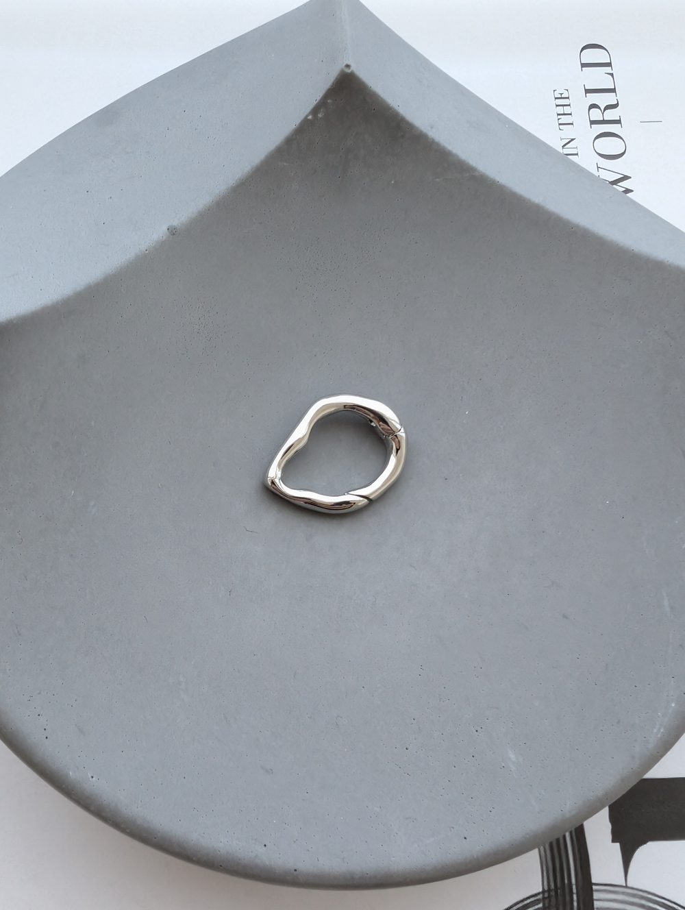 Замок-карабин асимметрия, 18*14мм