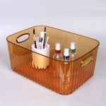 Контейнер для хранения «ЛАМИНГТОН», цвет охра, 35*25*15см