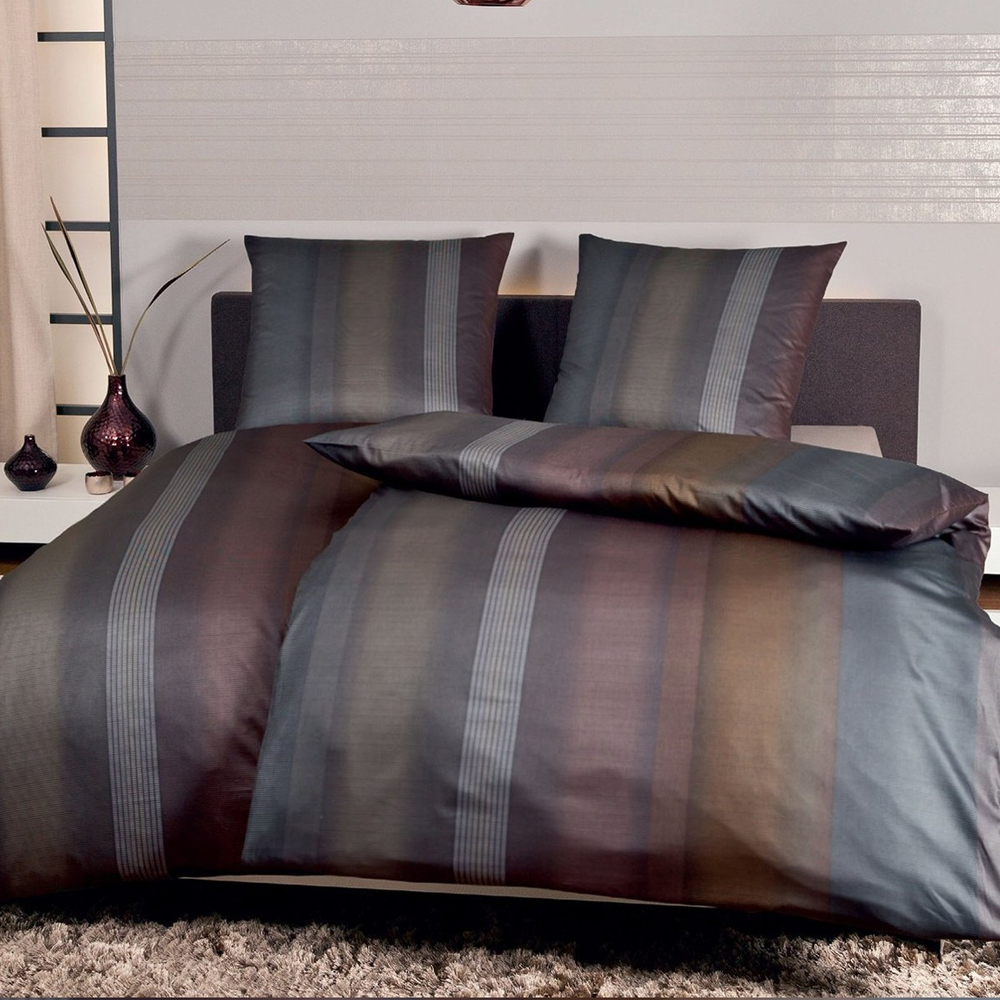 Постельное белье 2 спальное евро Janine Messina 4749 kupfer-bronze-graphit