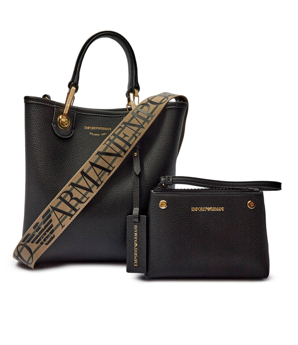 Сумка через плечо + поясная сумка Emporio Armani - черный(EW000362 AF12103)