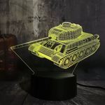 3Д-светильник "Танк Т-34"
