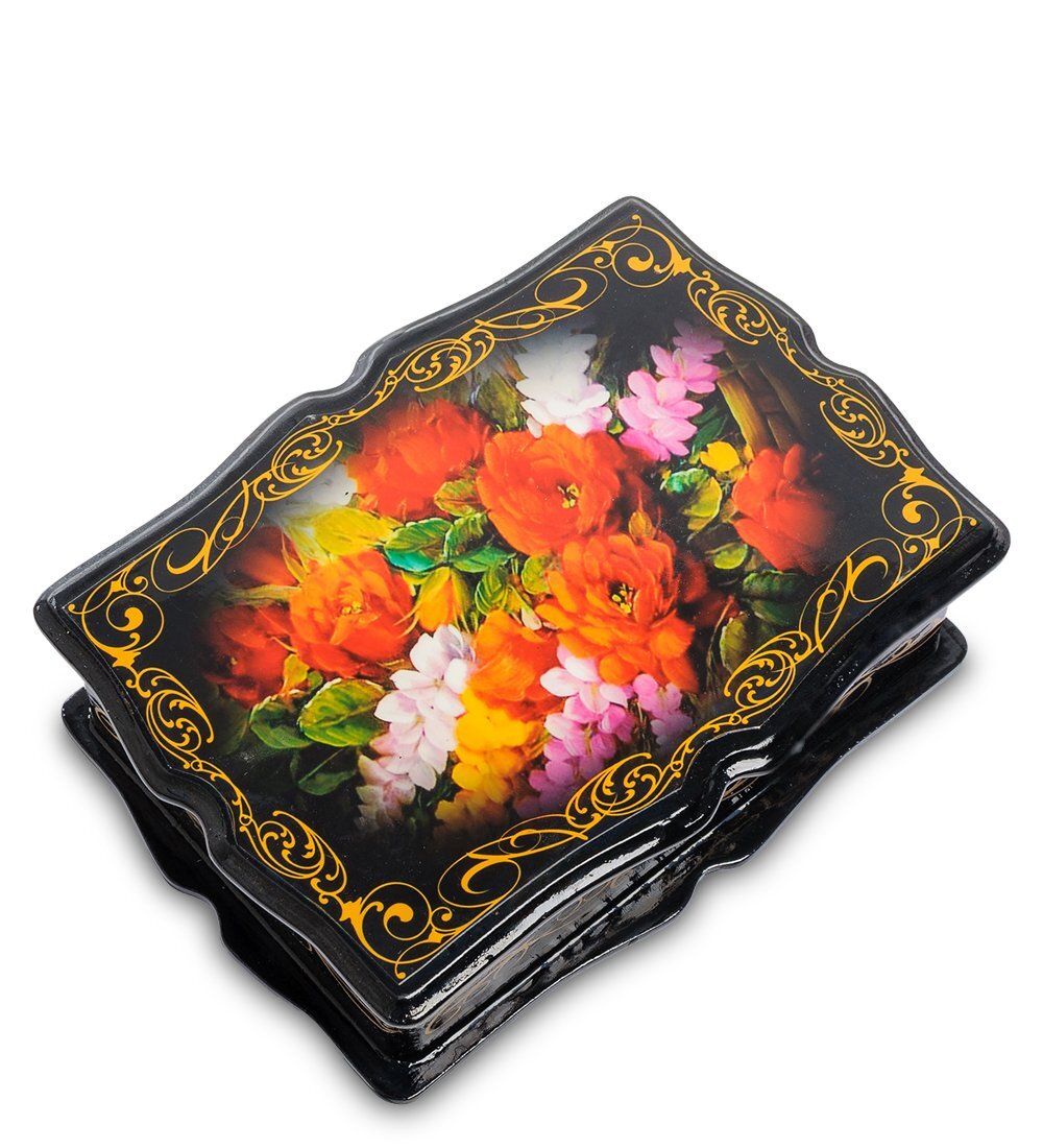 Народные промыслы ШК-13/ 3 Шкатулка в технике декупаж в асс. (ажур 13х18х5)