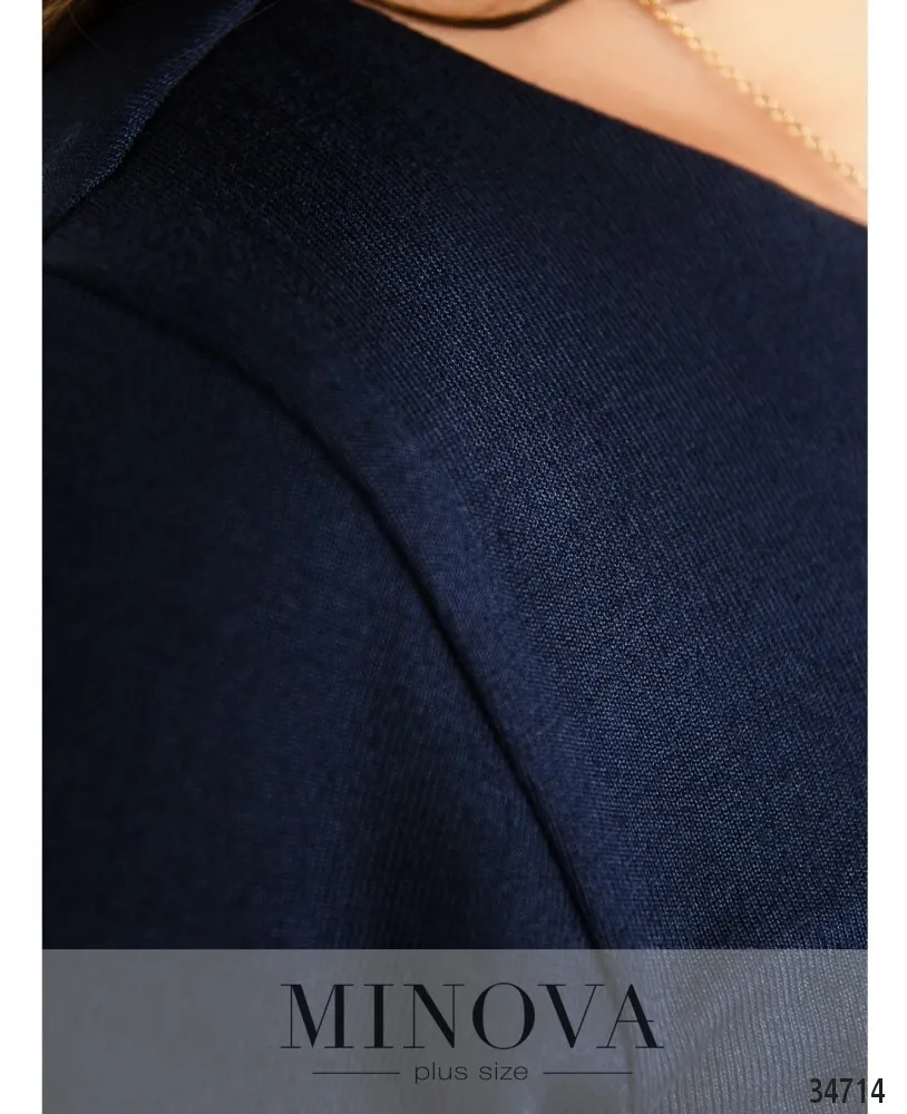 Платье 3129-ВБ-темно-синий Minova