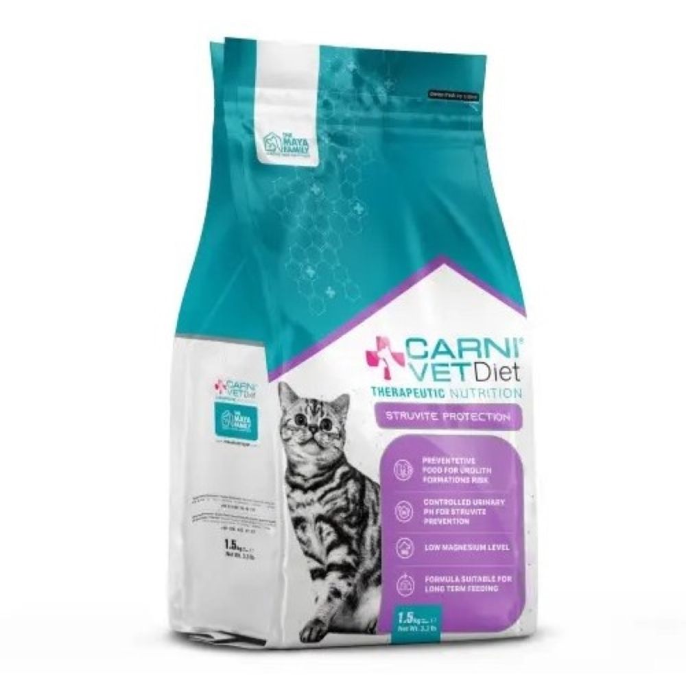 Сухой корм CARNI Vet Diet Cat Struvite Protection для кошек при профилактике струвитов - 1,5 кг (срок до 15.08.2025)