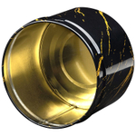 Пепельница бездымная "Domestico" металлическая, 9*12см, черный мрамор