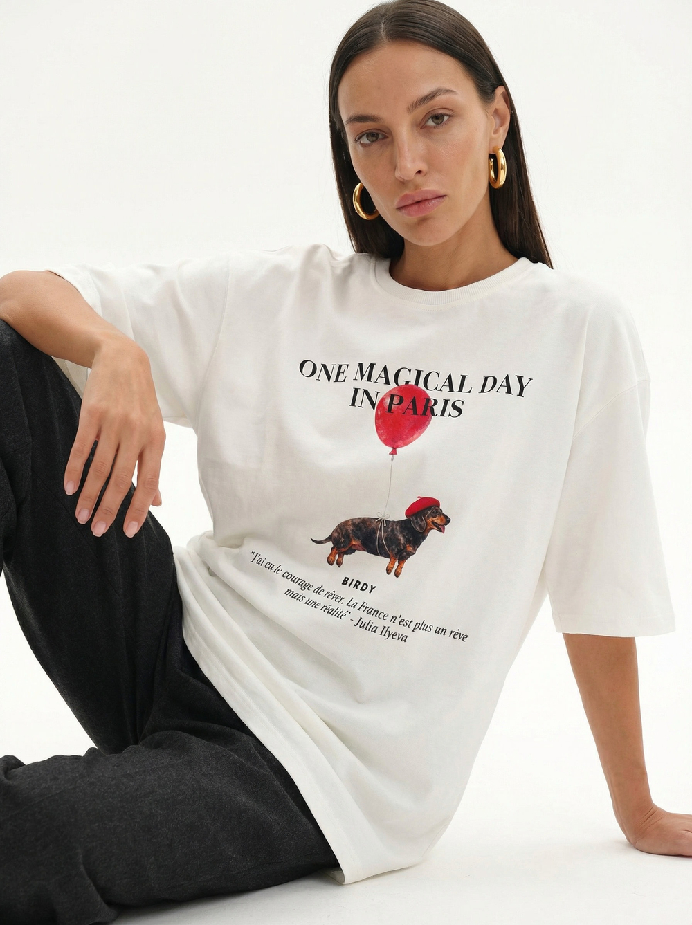 Футболка MADEMOISELLE | Молочный