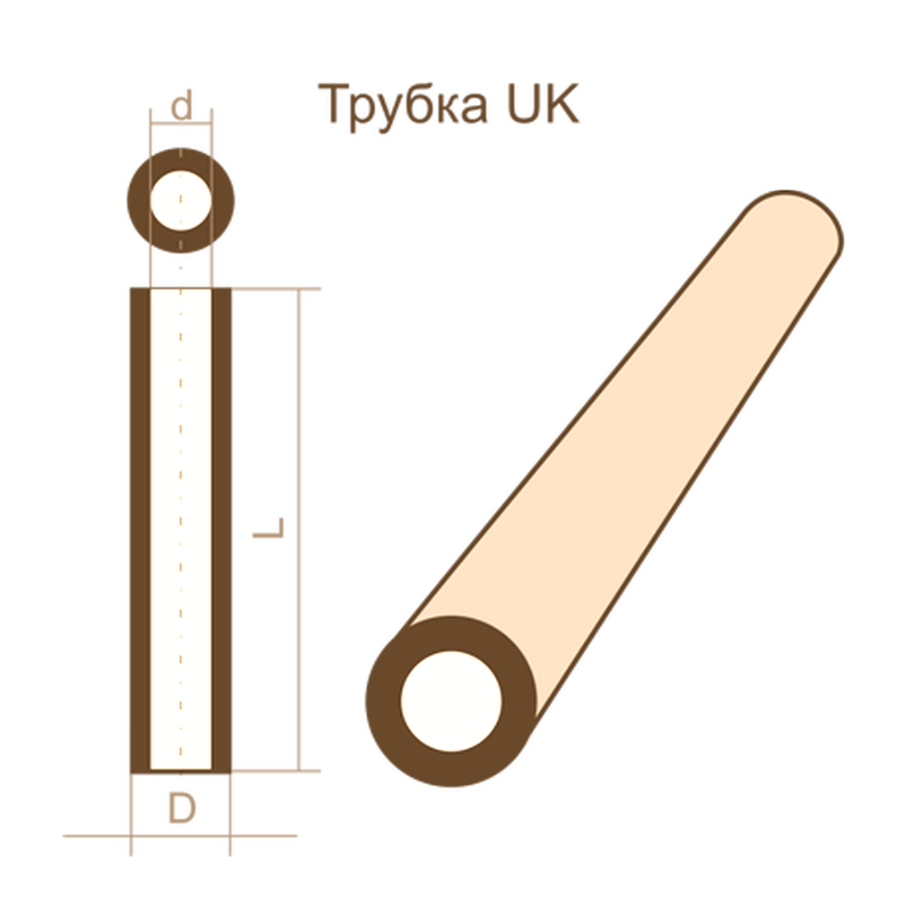 Трубка UK 8 370х330х250