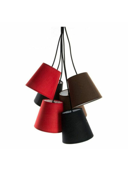 Потолочный светильник DKD Home Decor Ткань Железо (40 x 100 cm)