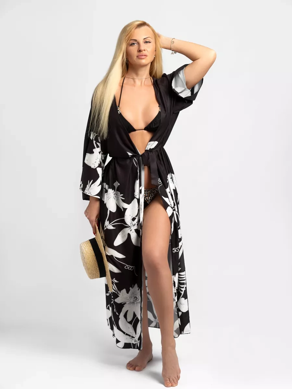 туника пляжная длинная накидка на купальник