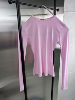 Лонгслив женский арт. 02 цвет "розовый"