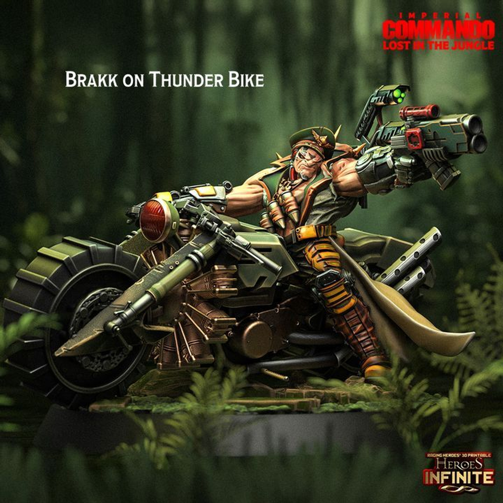 Миниатюра Warhammer Brakk Ironmaul on Thunder Bike