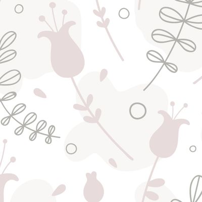 Светлый цветочный узор