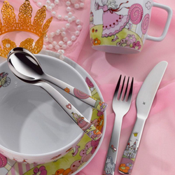 Набор детской посуды WMF 6 предметов Prinzessin Anneli, со стразами Swarovski