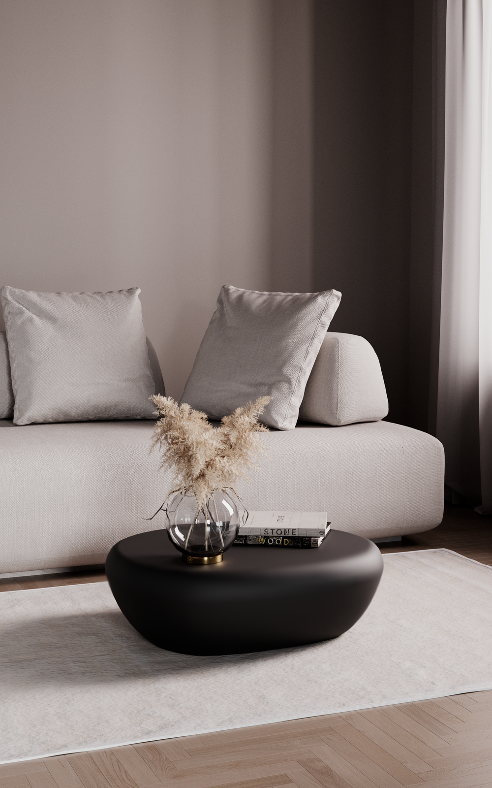 Стол журнальный Ангара однотонный